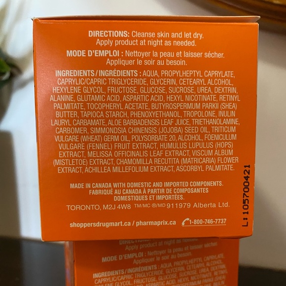 LIFE Vitamin A Night Cream (x2) overnight face skin moisturizer mask wrinkle NEW - Picture 7 of 9